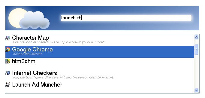 Launching a browser...